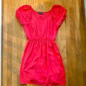 Maude Ruffle Sleeve Dress - L